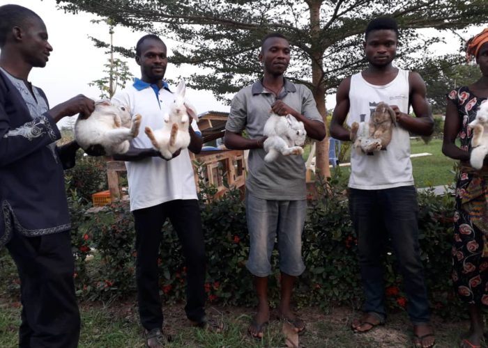Some beneficiaries of the Rabbit Traning